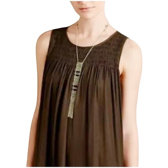 Anthropologie Dolan Womens soft red tank with smocking Size XS - Picture 2 of 6